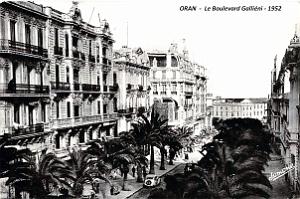 Oran - Boulevard Gallieni - 1952